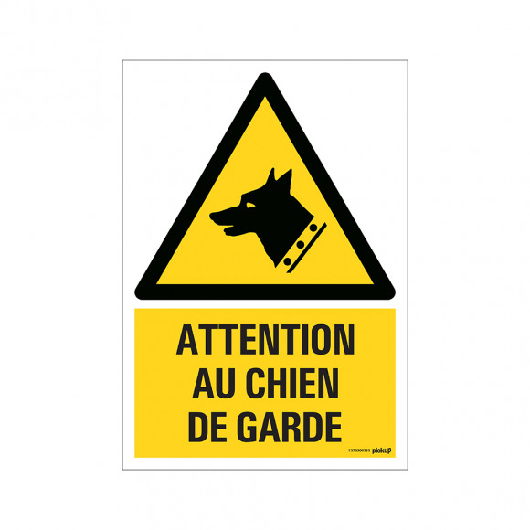 PICKUP Combi Bord "Attention Au Chien De Garde" 23x33cm