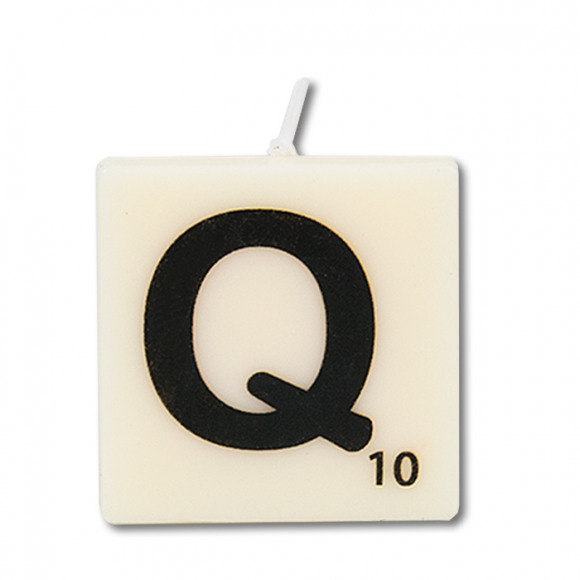 AVA selection Kaars Mini 4x2x4cm Wit Letter Q