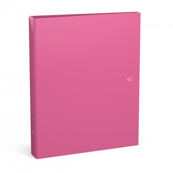 QUATTRO COLORI Farde Neon Pink A4 2 Anneaux