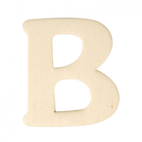 RAYHER Lettre B Bois 4cm
