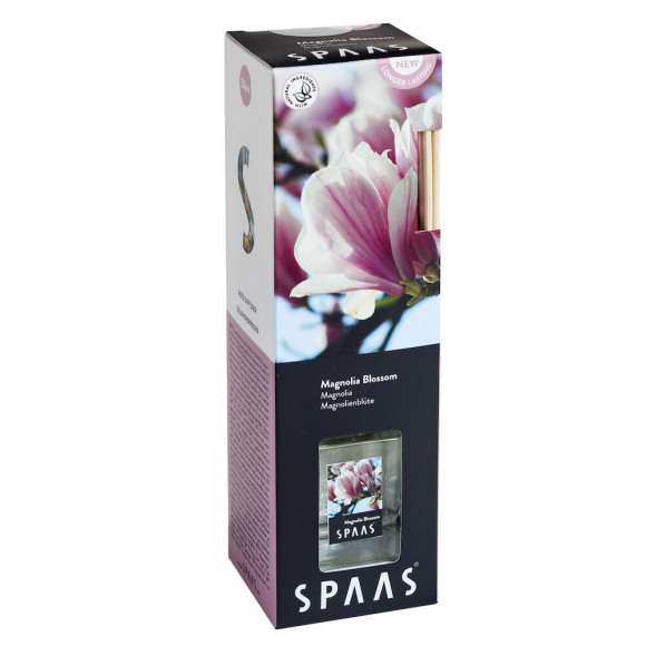 SPAAS Bâtons Parfumés Magnolia Blossom H 27cm Ø 5,2cm 80ml Violet/rose