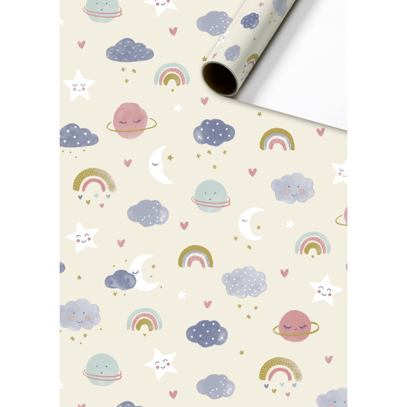STEWO Papier Cadeau Hiroko 2m x 70cm Beige