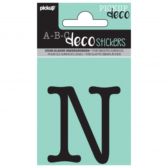 PICKUP Deco Maud Lettre N Noir 6cm