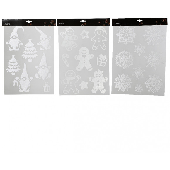 AVA selection Raamdeco Zelfklevend Wit 28,5 x 40cm 1 Van De 3