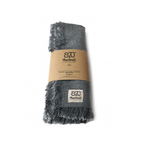 ZWARTZ Chemin De Table Gris 150x40cm