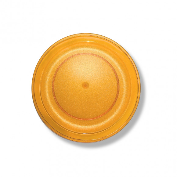 AVA selection Assiette Réutilisable Orange Polycarbonate Ø 27cm 2 Pièces