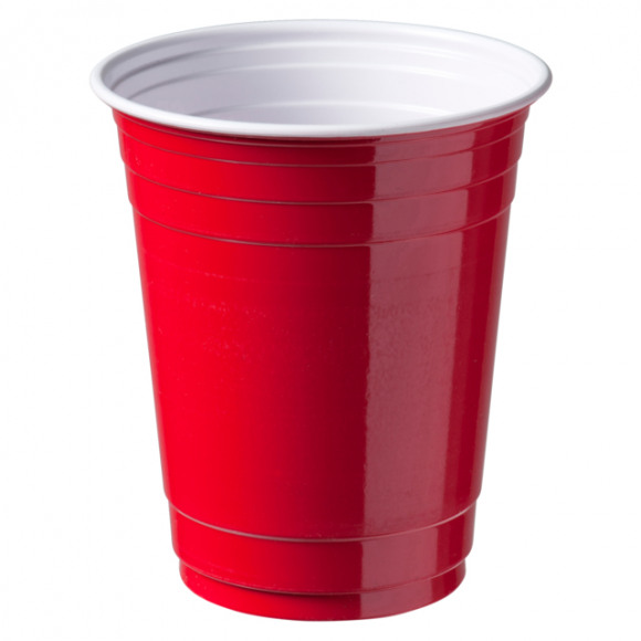 DEPA Gobelet Party Cup 400ml PS Rouge 50 Pièces Rouge