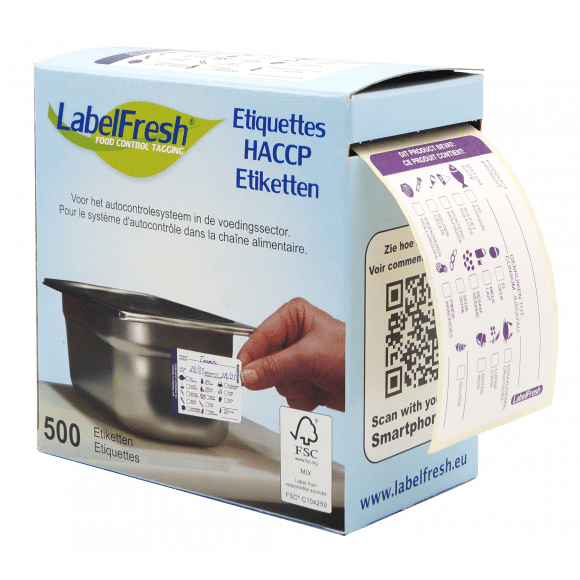 LABELFRESH Etiquette Allergie 500 Pièces