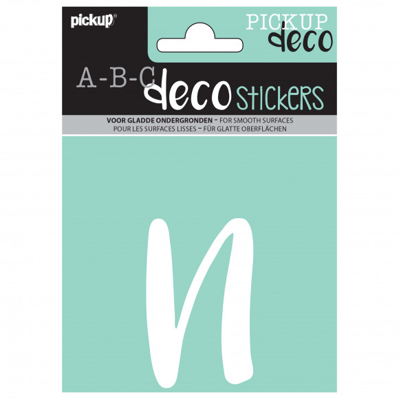 PICKUP Deco Zoe Letter N Wit 11cm