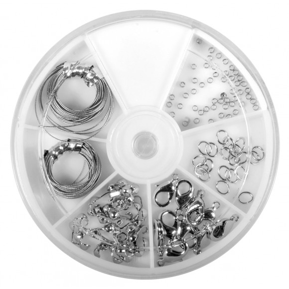 RAYHER Starterset Sieradenaccessoires Zilver Grijs/Zilver