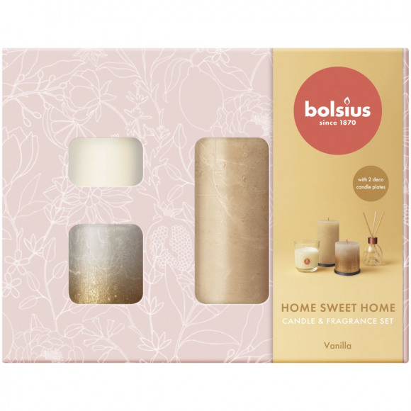BOLSIUS Giftset True Scents Vanilla 'Home Sweet Home'