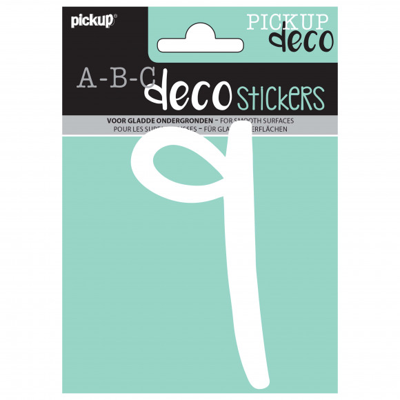 PICKUP Deco Zoe Lettre Q Blanc 11cm