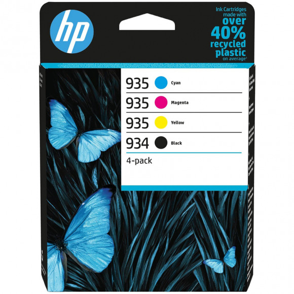 HP Cartridge 934/935 Zwart + Tricolor Meerdere