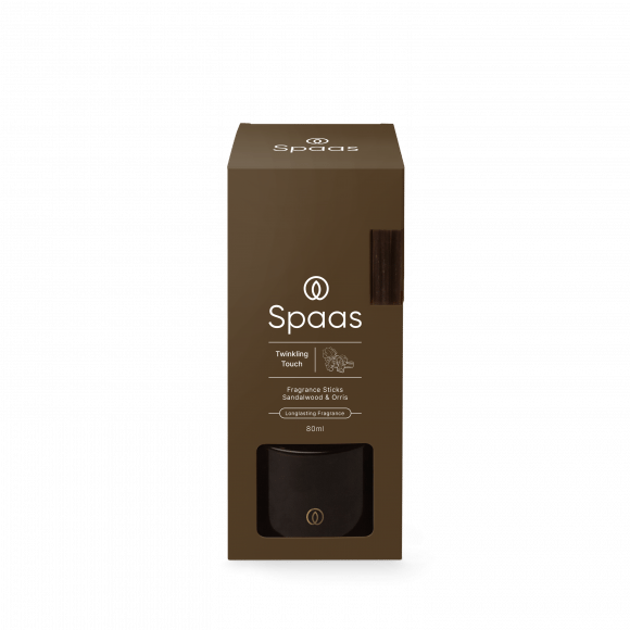 SPAAS Geurstokjes Twinkling Touch 7,5x7,5x20cm 80ml