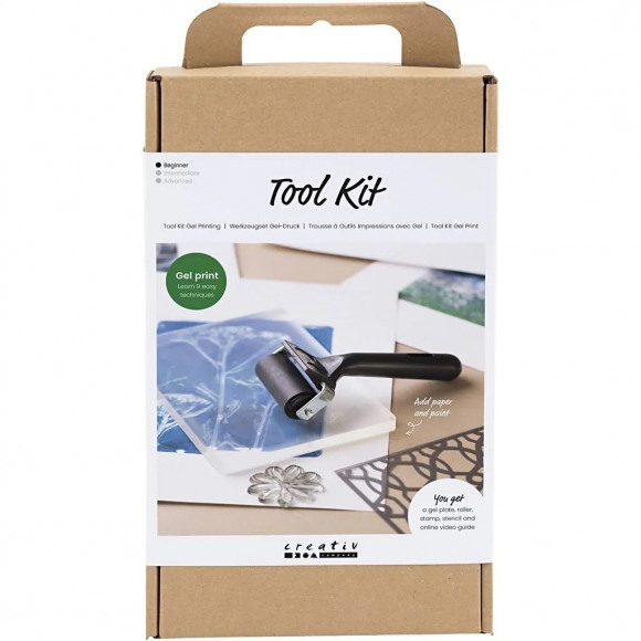 CREATIV COMPANY Kit D'Outils Impression Sur Plaque De Gel