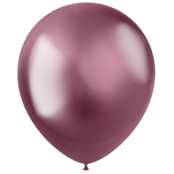 AVA selection Ballon Chrome Shiny Pink Ø 33cm 10 Pièces