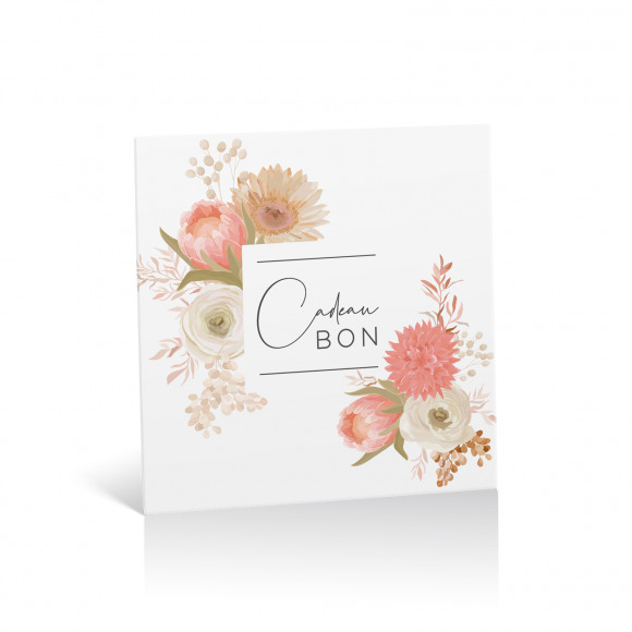 JESO CARDS Chèque-Cadeau NL Avanti Painted Flowers 10 Pièces