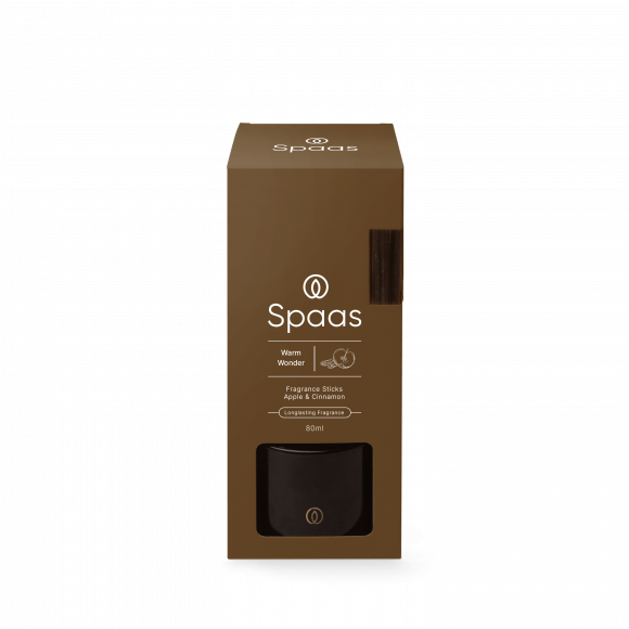 SPAAS Geurstokjes Warm Wonder 7,5x7,5x20cm 80ml