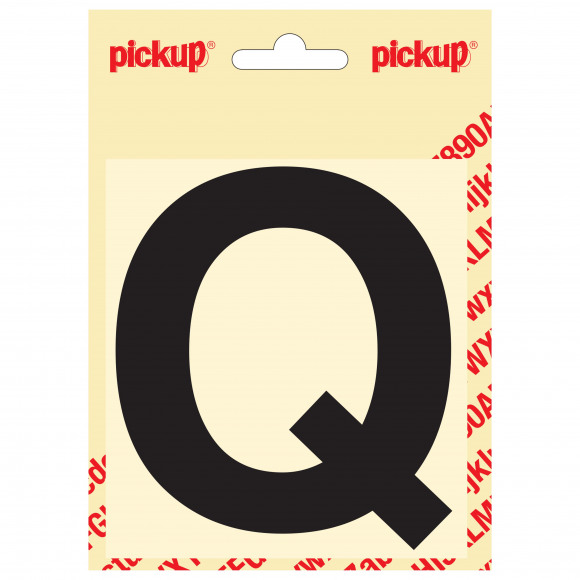 PICKUP Helvetica Letter Q Zwart 10cm
