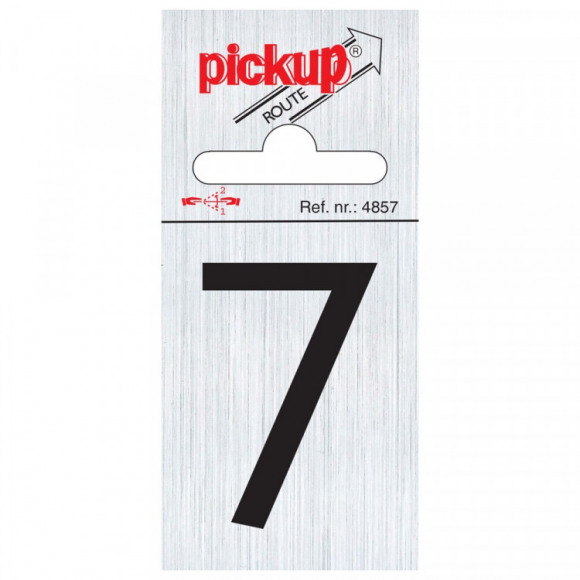 PICKUP Route Alu Chiffre 7 6x4,4cm