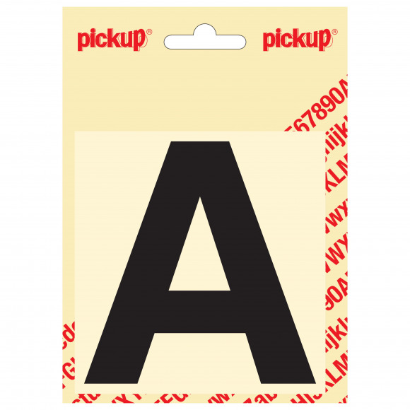 PICKUP Helvetica Letter A Zwart 10cm
