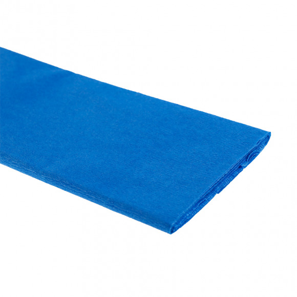 FOLIA Papier Crépon Bleu 50cm x 2,5m Bleu