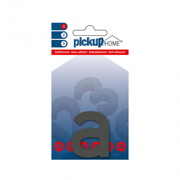 PICKUP 3D Home Rio Letter A Grijs 6cm