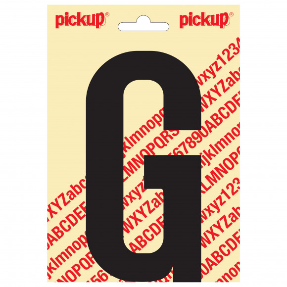 PICKUP Nobel Letter G Zwart 15cm