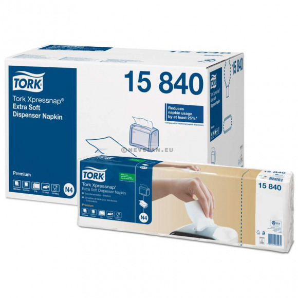 TORK Servetten Voor Dispenser N4 2-Laags Wit 4000 Stuks