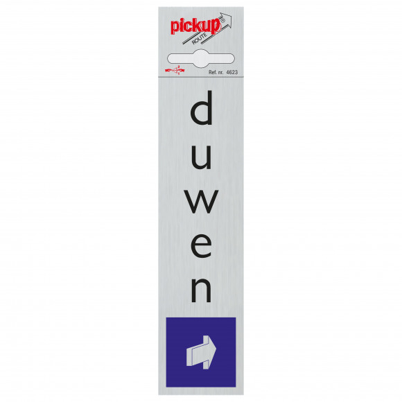 PICKUP  Route Alu "Duwen" + Flèche 16,5x4,4cm Vertical