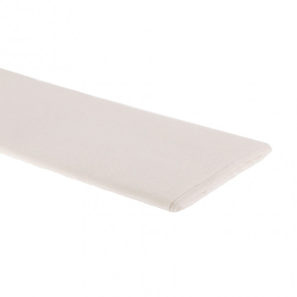 FOLIA Papier Crépon Blanc 50cm x 2,5m Blanc