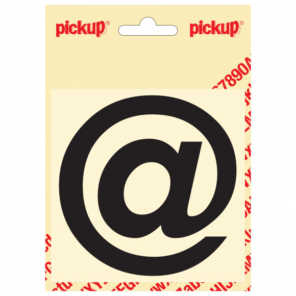 PICKUP Helvetica @ Zwart 10cm