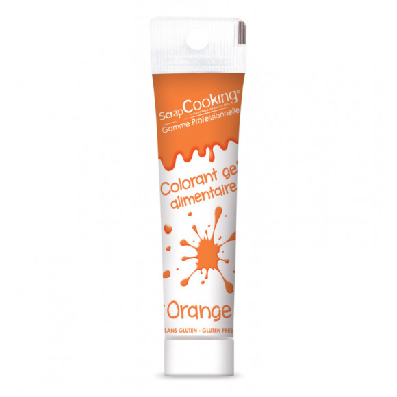 SCRAPCOOKING Voedingskleurstof Gel Oranje 20g Oranje