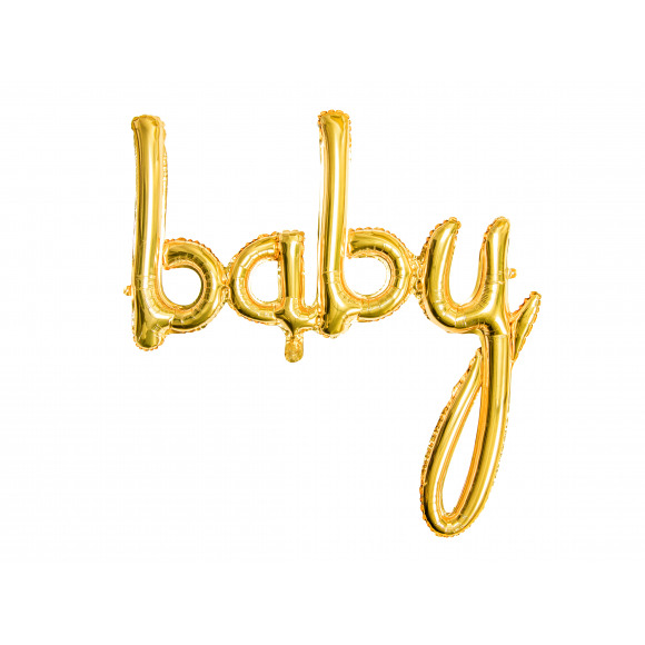 AVA selection Folieballon "Baby" Gold 73,5x75,5cm