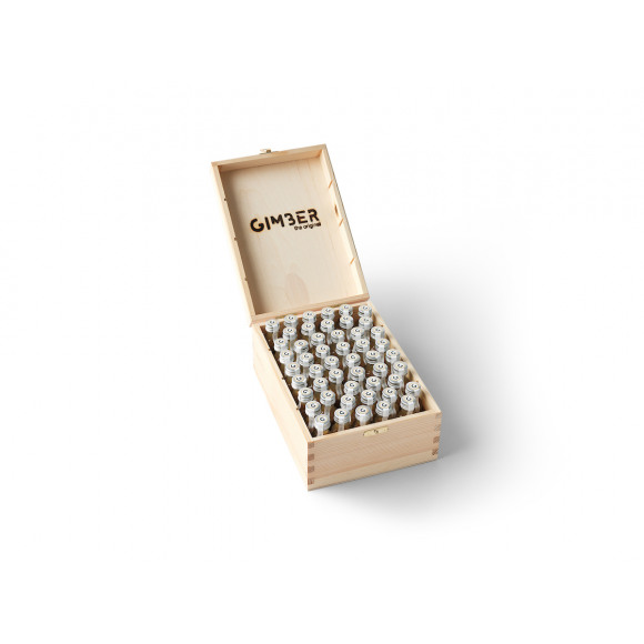AVA selection GIMBER Non-Alcoolisée 20ml 52 Pièces Dans Boîte En Bois