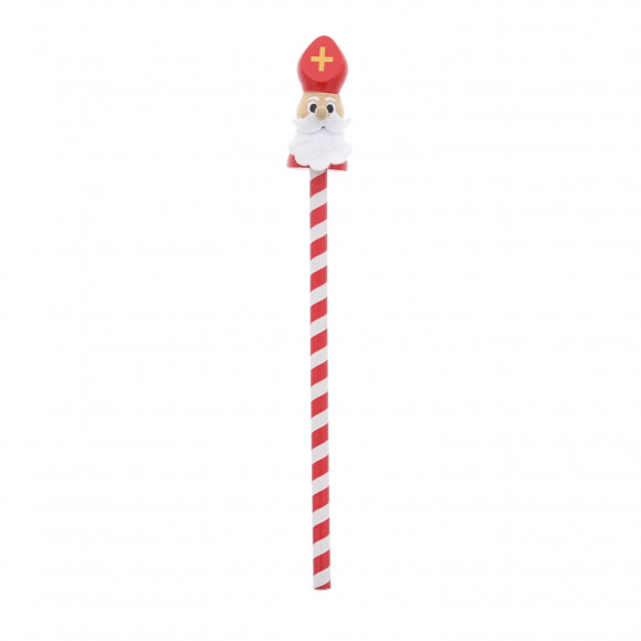 AVA selection Potlood Sinterklaas Gestreept Rood/Wit