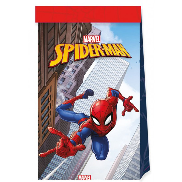 AVA selection Geschenkzakjes Spider-Man Papier 4 Stuks