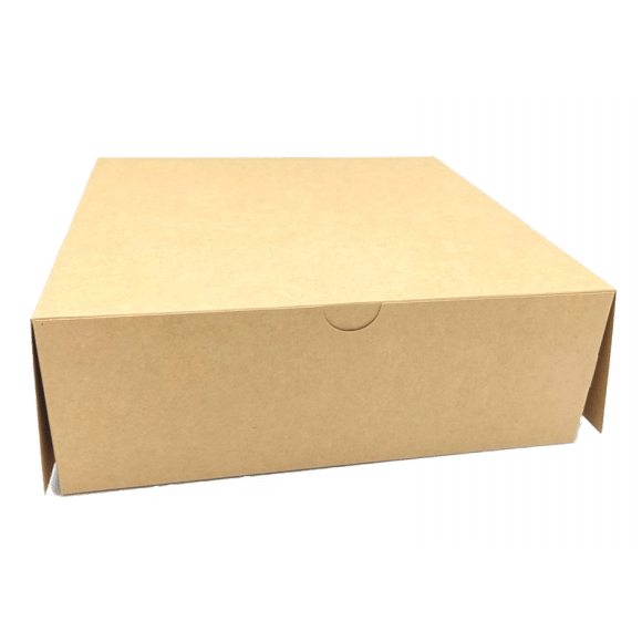 AVA selection Patisseriedoos Kraft Bruin 15x15x8cm 5 Stuks