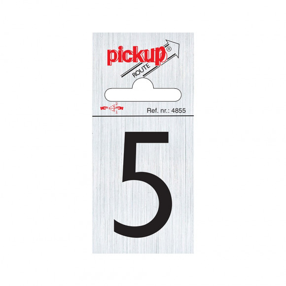 PICKUP Route Alu Chiffre 5 6x4,4cm