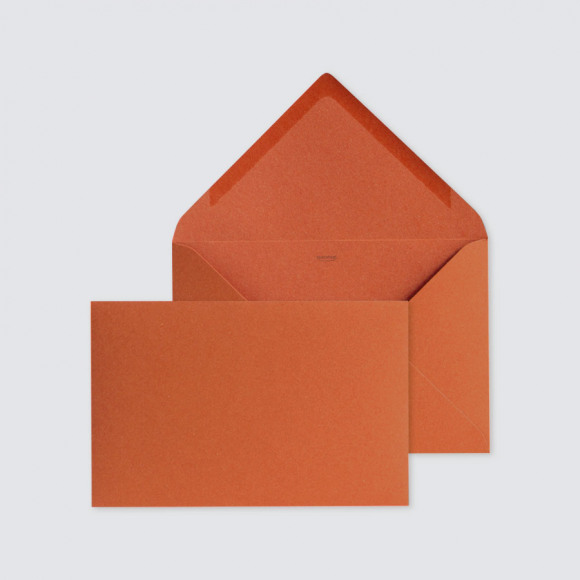 MIJN ONTWERP Envelop terra trouwkaarten 1Size
