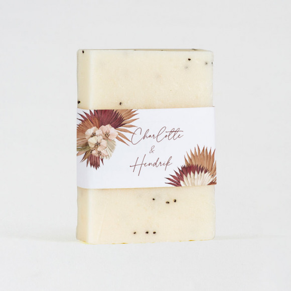 MA CRÉATION Boho zeepwikkel met terra bloemenprint 1Size