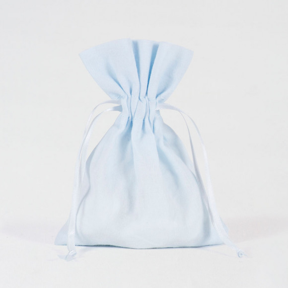 MA CRÉATION Stoffen zakje in babyblauw 1Size