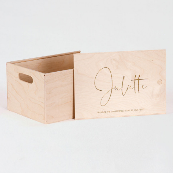 MIJN ONTWERP Boite à souvenirs personnalisable & prénom 1Size