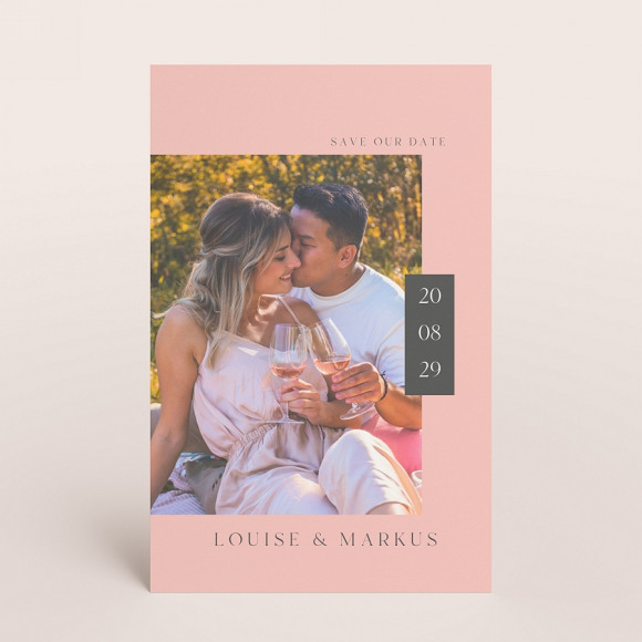 MA CRÉATION Save the date mariage original cubique 1Size