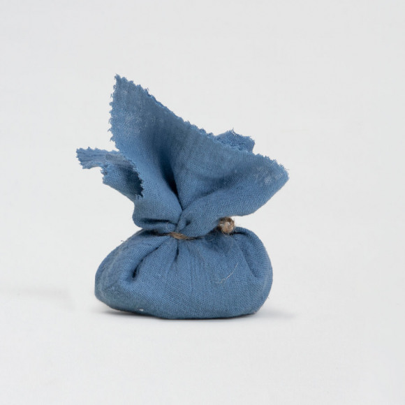 MIJN ONTWERP Contenant dragées baptême tissu bleu 1Size