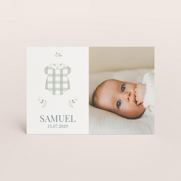 MIJN ONTWERP Faire part naissance douce illustration 1Size