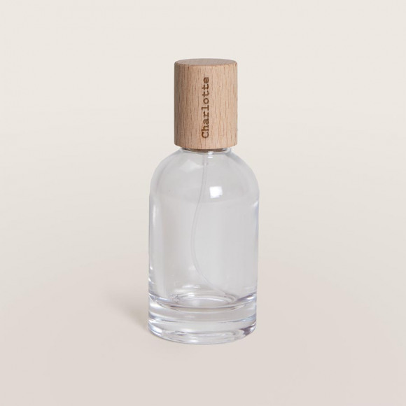 MIJN ONTWERP Vaporisateur parfum en verre vide communion prénom 1Size