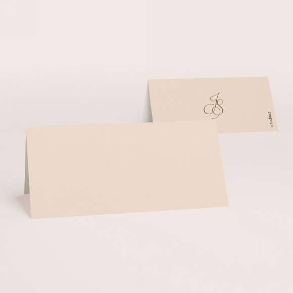 MA CRÉATION Marque place mariage minimaliste douceur au naturel 1Size