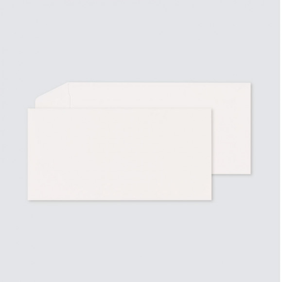 MAAK JE ONTWERP Trendy witte envelop 1Size