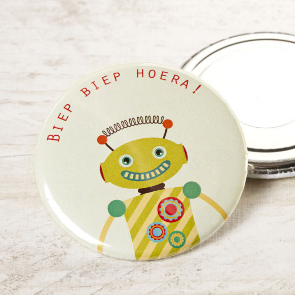 MA CRÉATION Stoere magneetje met robotjes 1Size